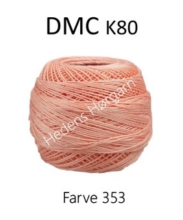 DMC K80 farve 353 Lys koral